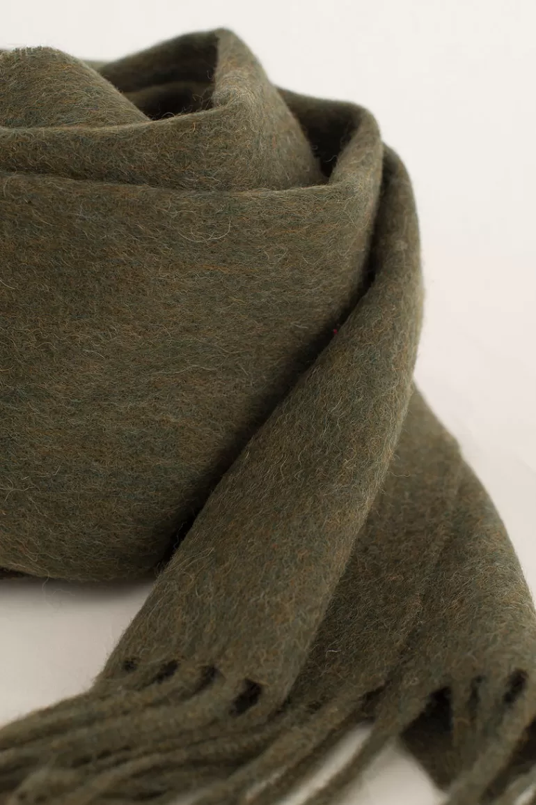 Women Olive Clothing 21 Mini Wool Scarf, Forest