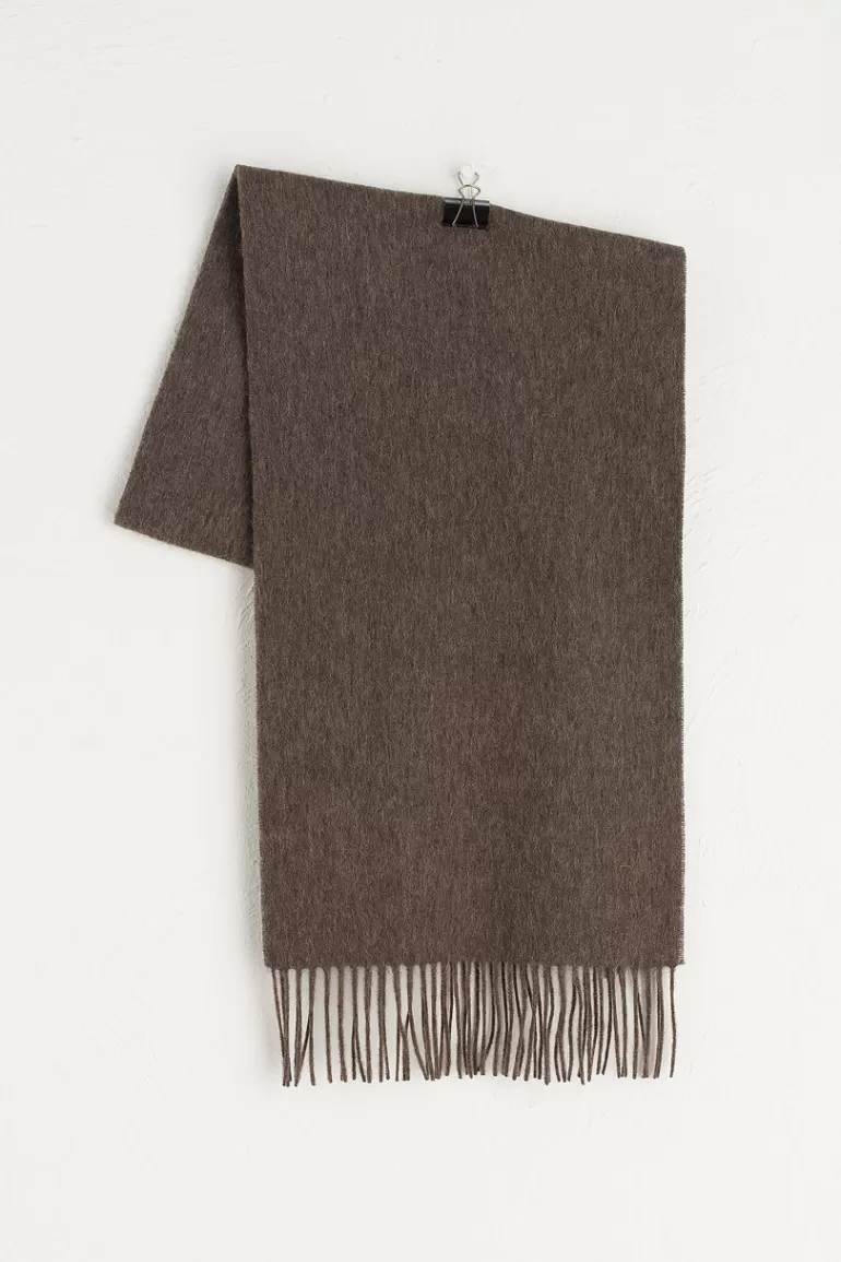 Women Olive Clothing A/W Mini Wool Scarf, Mocha