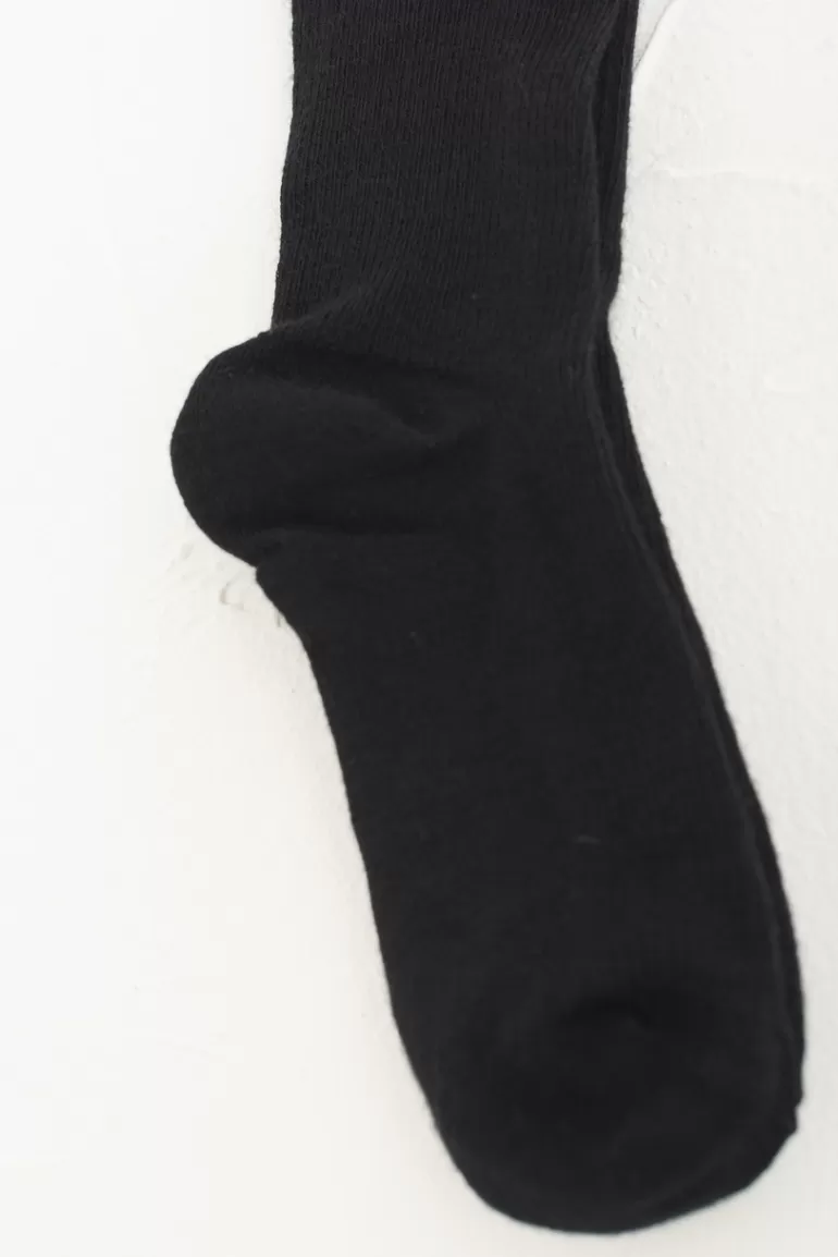 Women Olive Clothing Basic Wool Mix Socks, Black