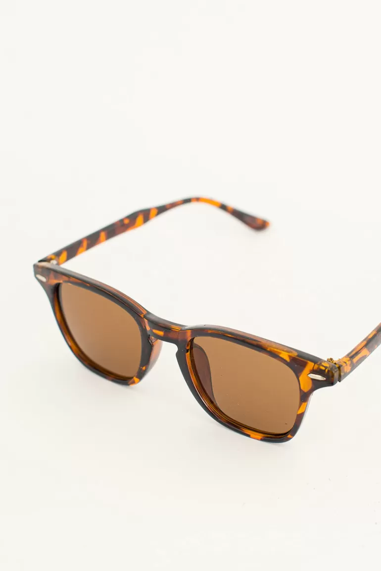 Women Olive Clothing Bianca Sunglasses, Leopard Print