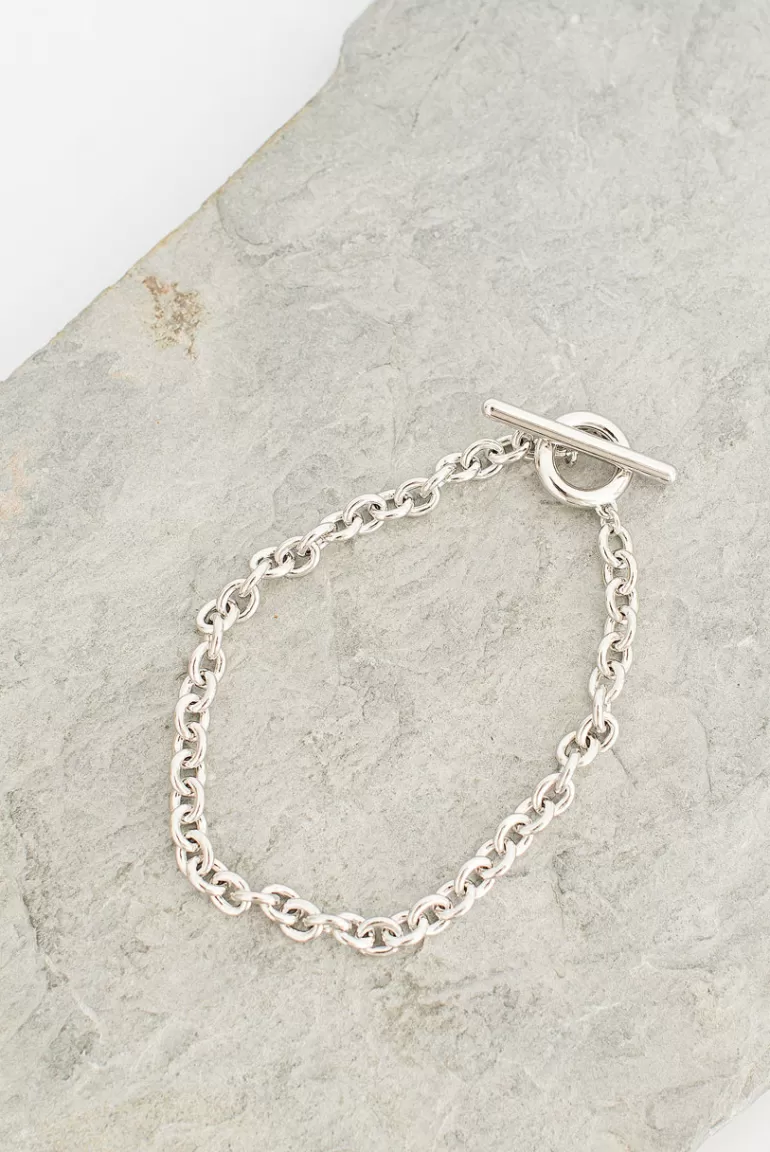 Women Olive Clothing Chelsea Chain Bracelet, Sterling Silver