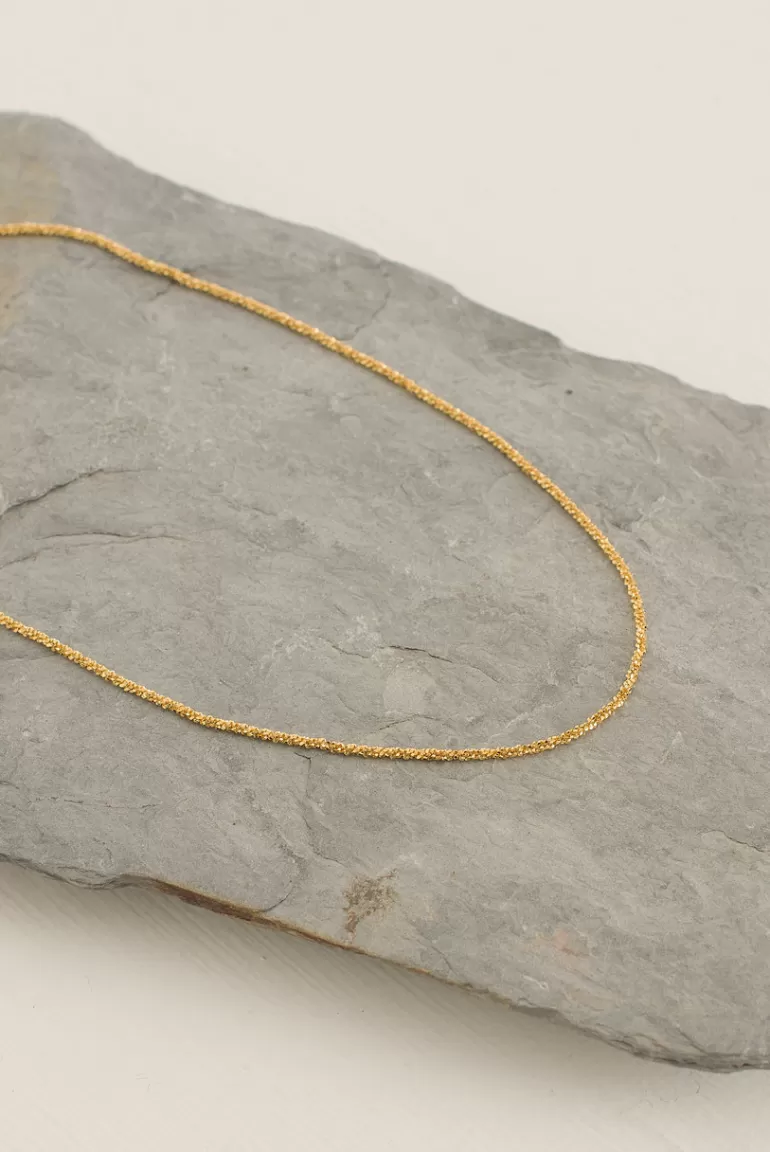 Women Olive Clothing Clustered String Necklace, 14K Gold Plated