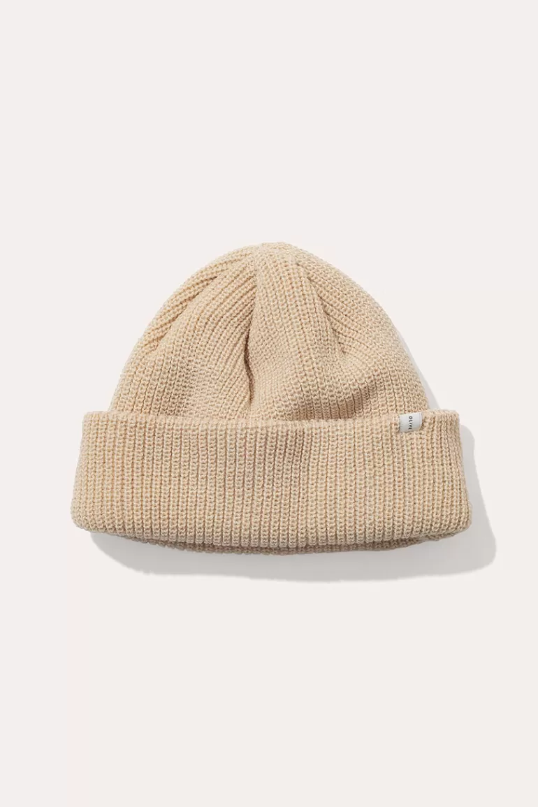 Women Olive Clothing Fisherman Beanie, Beige