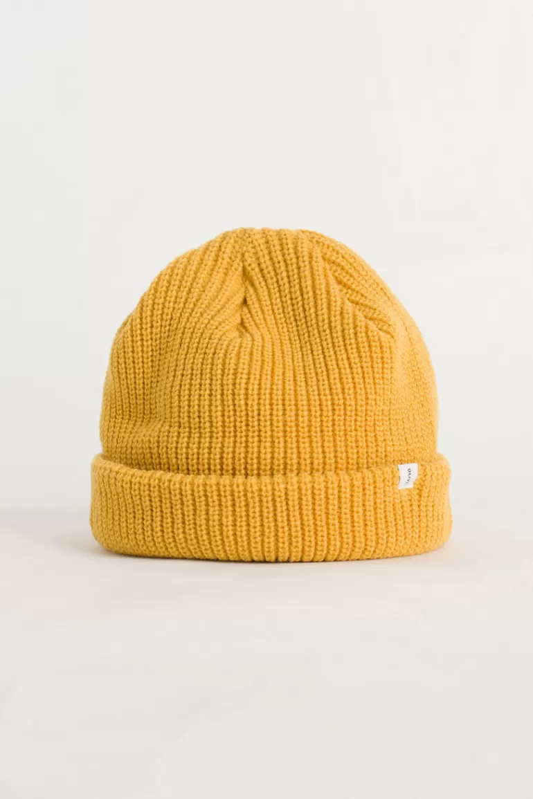 Women Olive Clothing Fisherman Beanie, English Mustard