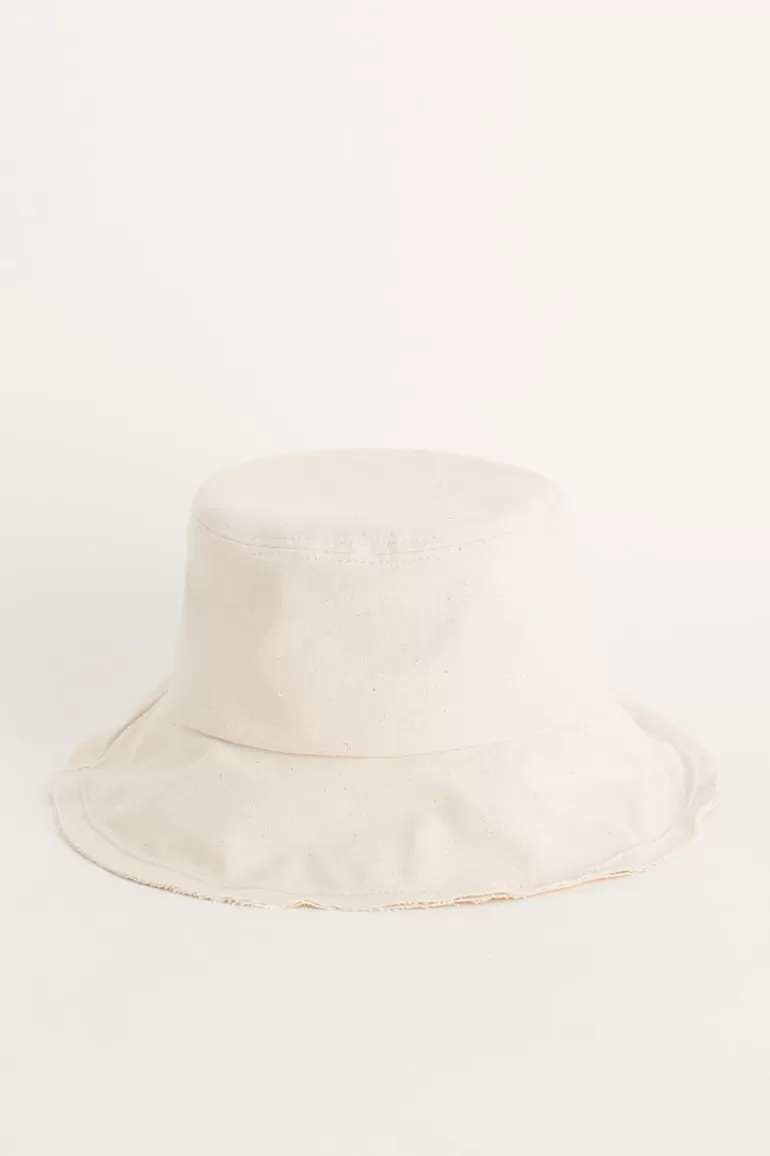 Women Olive Clothing Hichko Hat, Ivory