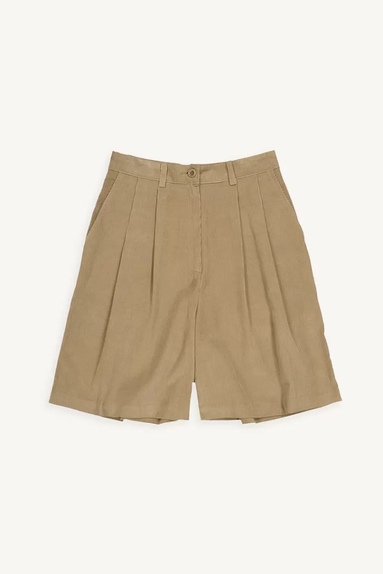 Women Olive Clothing Jesu Cord Shorts, Mocha