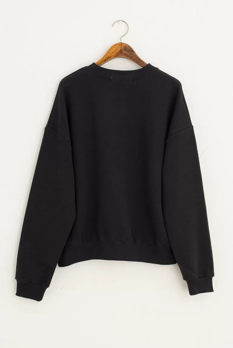 Women Olive Clothing Kiko Sweatshirt, Black