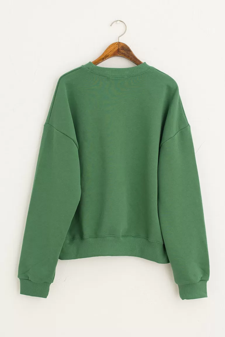 Women Olive Clothing Kiko Sweatshirt, Green