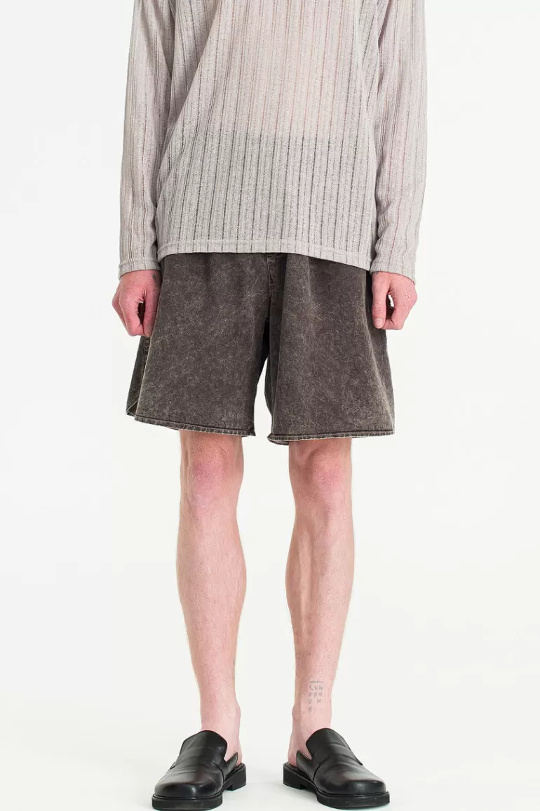 Men Olive Clothing Menswear | Acid Shorts, Dark Brown