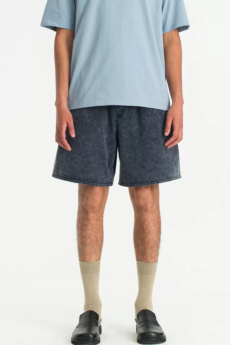 Men Olive Clothing Menswear | Acid Shorts, Navy