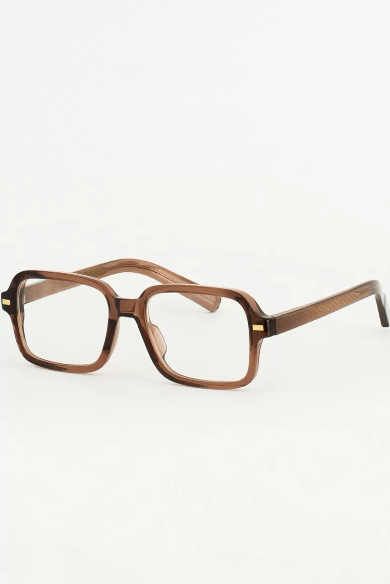 Men Olive Clothing Menswear | Adrien Glasses, Brown