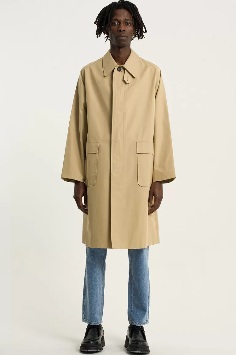 Men Olive Clothing Menswear | Balmacaan Coat, Fawn