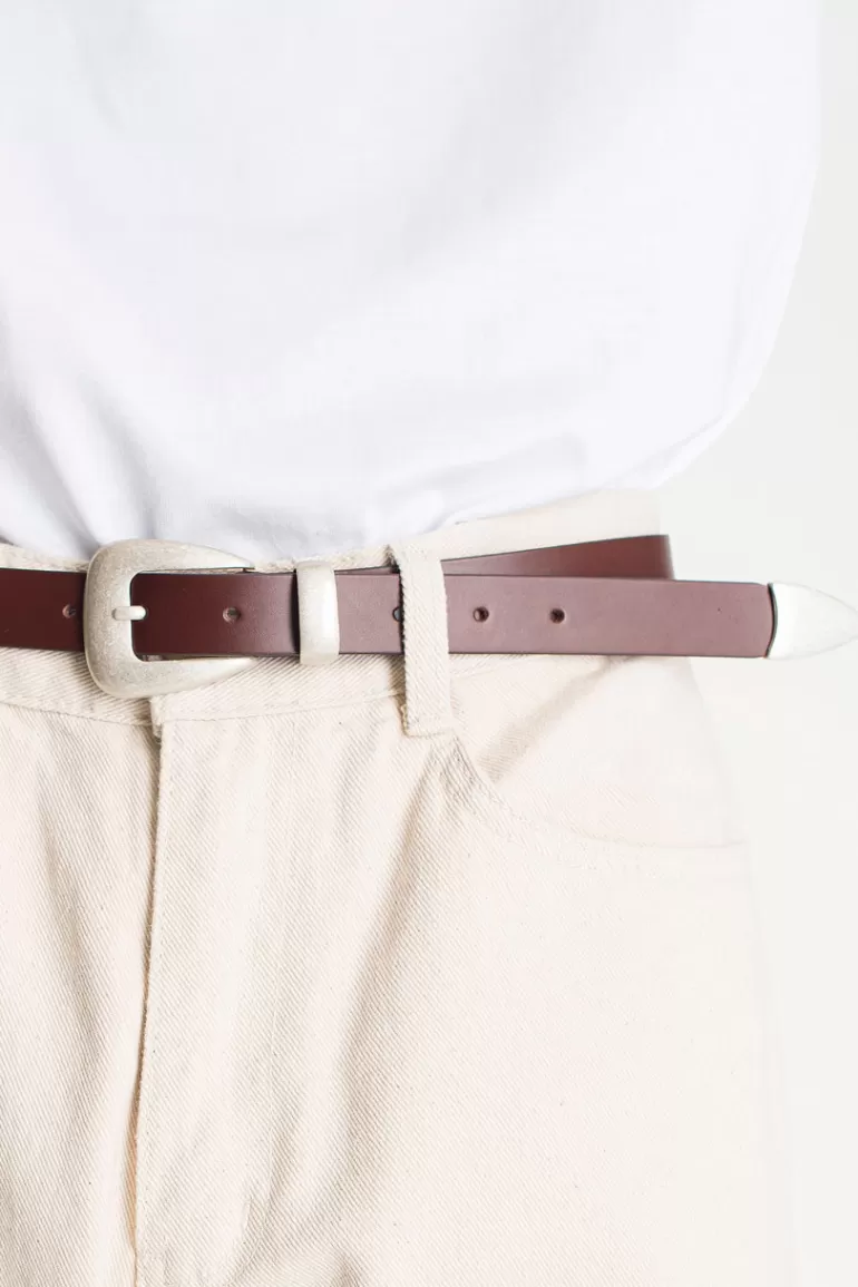 Men Olive Clothing Menswear | Billy Belt, Dark Brown