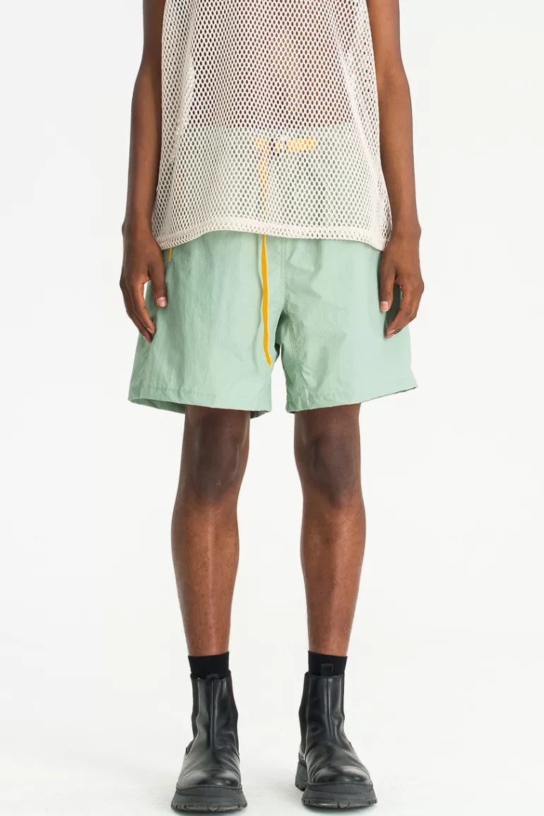 Men Olive Clothing Menswear | Block Shorts, Mint