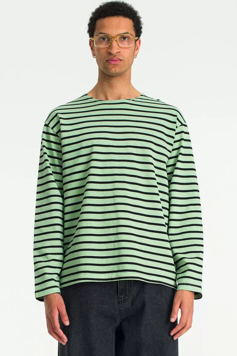 Men Olive Clothing Menswear | Boat Tee, Mint/Black