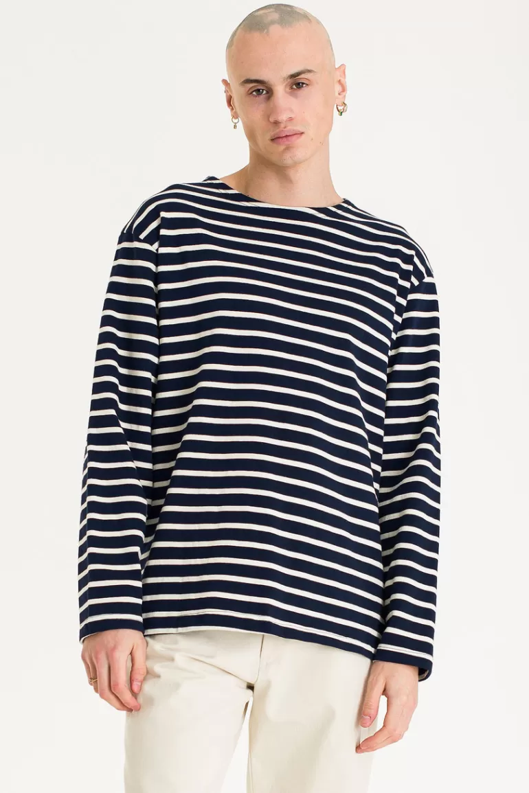 Men Olive Clothing Menswear | Boat Tee, Navy/Ivory