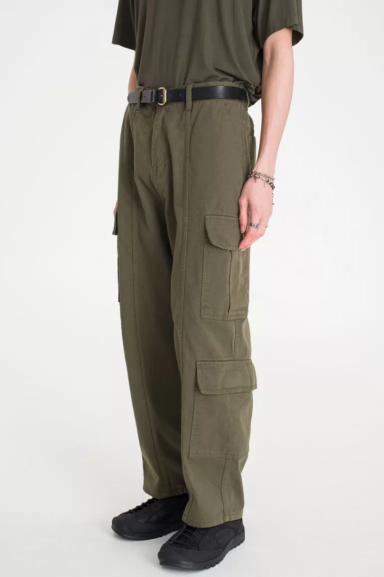 Men Olive Clothing Menswear | Cargo Pants, Green