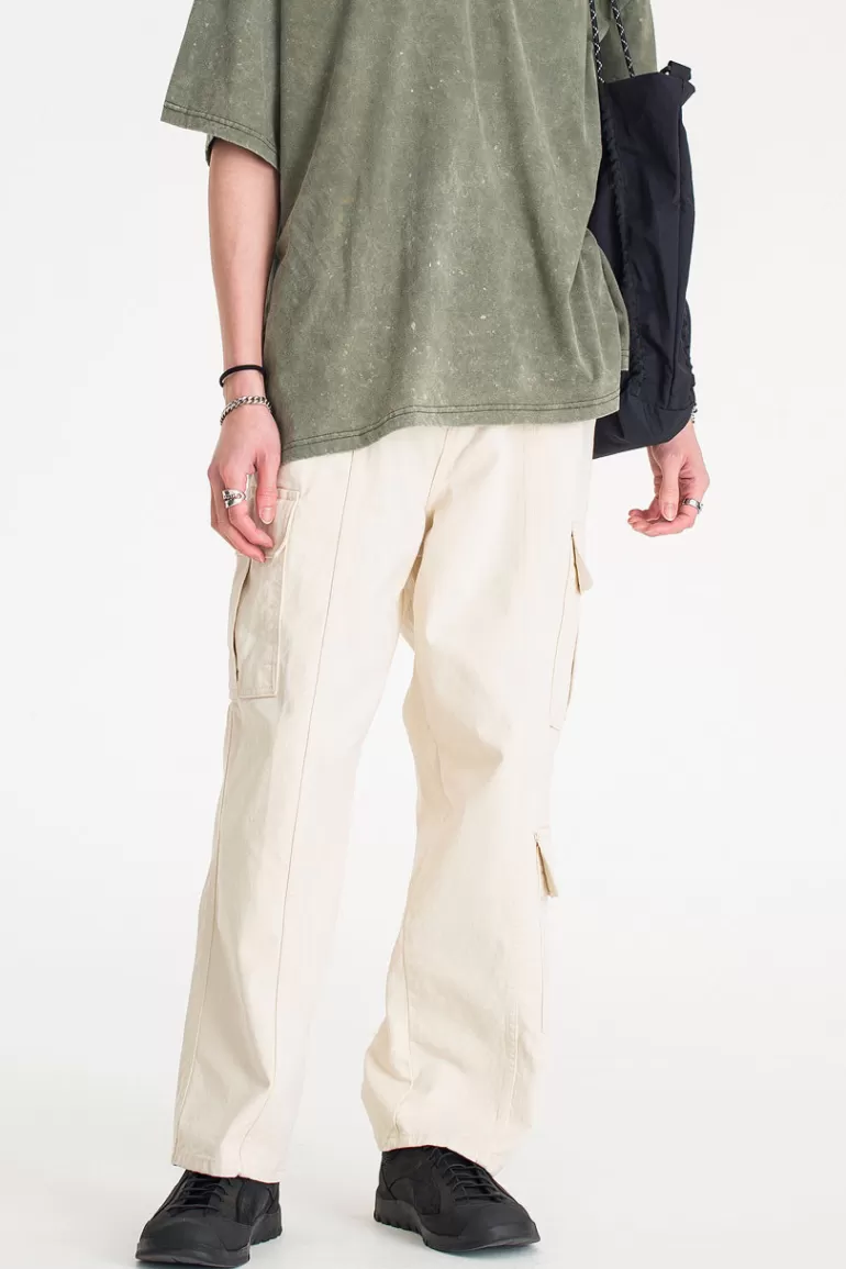 Men Olive Clothing Menswear | Cargo Pants, Ivory