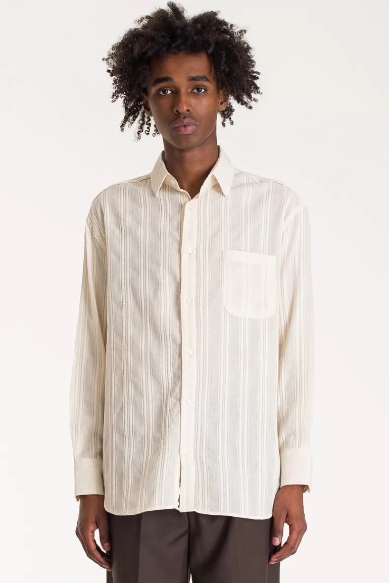 Men Olive Clothing Menswear | Chevy Shirt, Cream