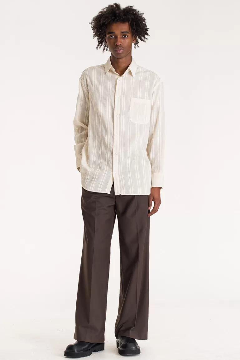 Men Olive Clothing Menswear | Chevy Shirt, Cream