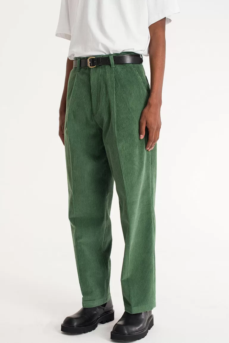 Men Olive Clothing Menswear | Chunky Cord Trousers, Green