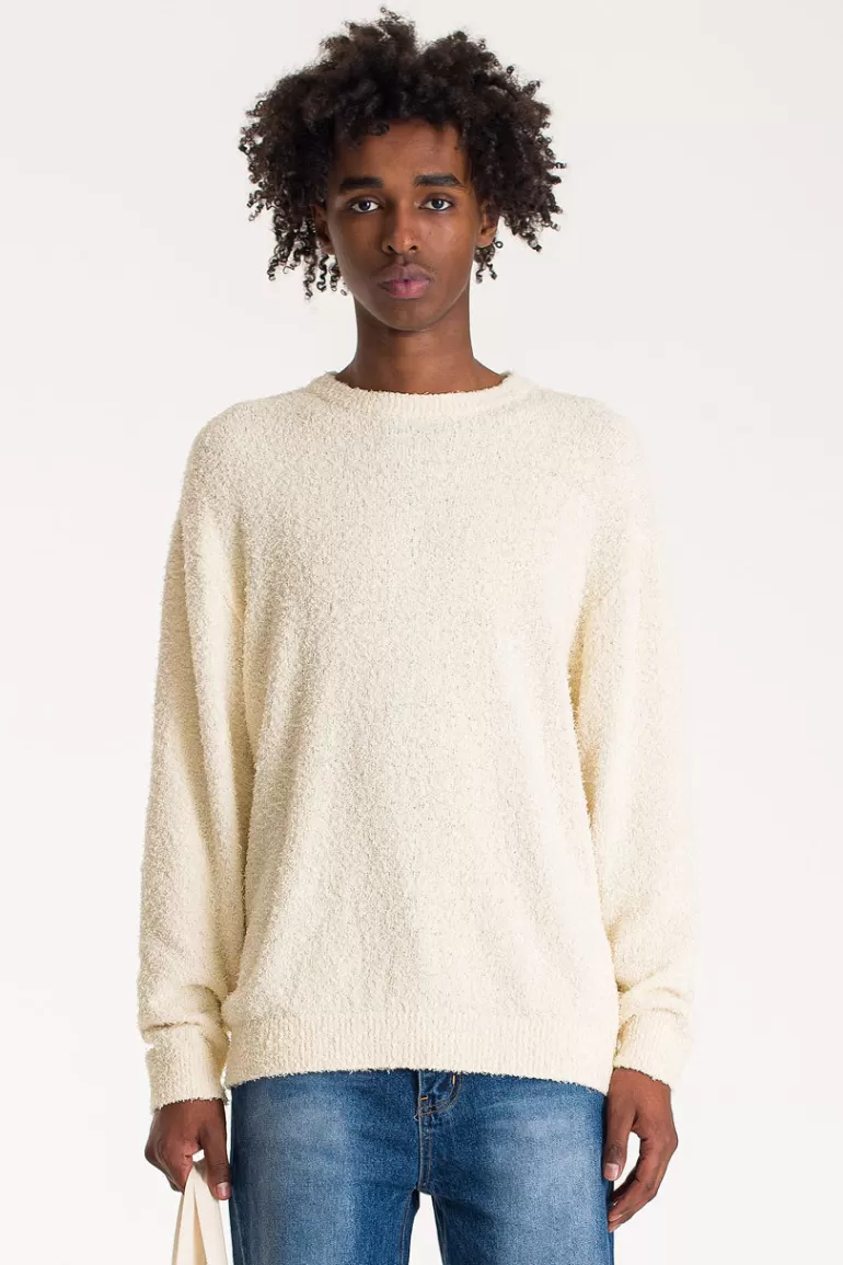 Men Olive Clothing Menswear | Cil Knit, Ivory