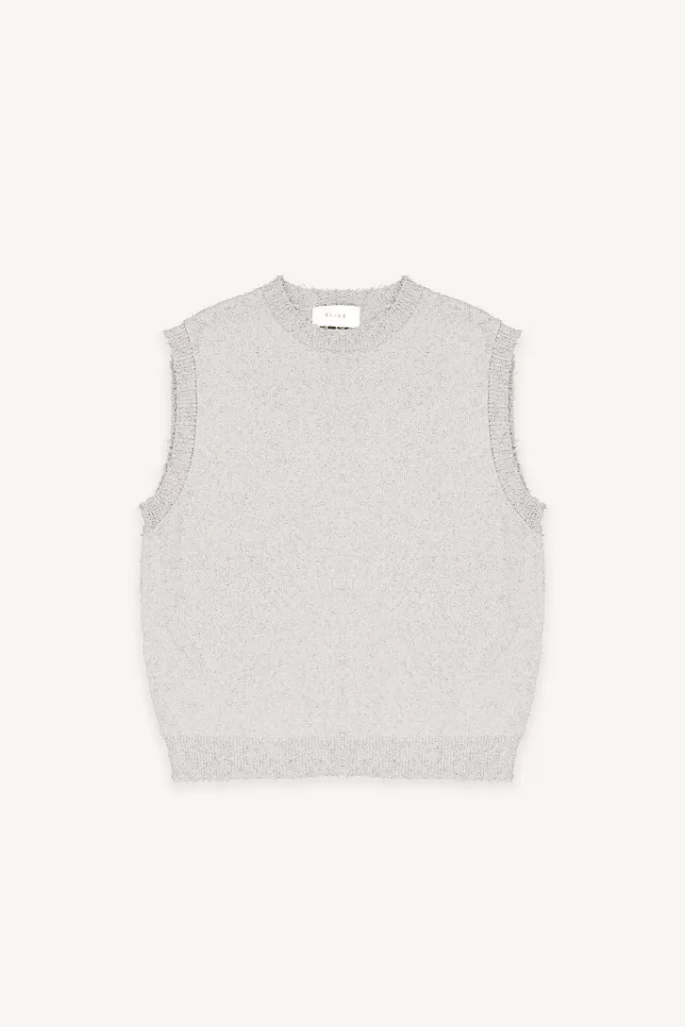 Men Olive Clothing Menswear | Cil Vest, Grey