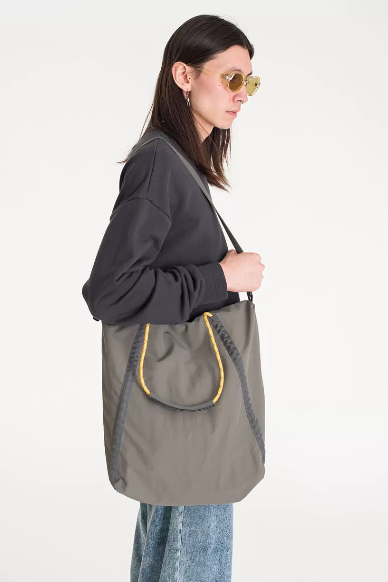 Men Olive Clothing Menswear | City Tote, Grey