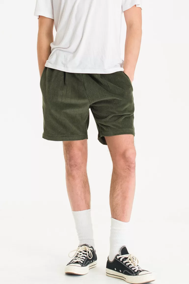 Men Olive Clothing Menswear | Corduroy Shorts, Forest