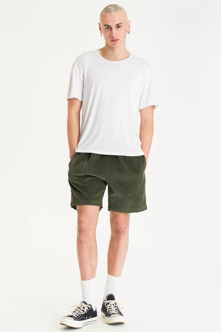 Men Olive Clothing Menswear | Corduroy Shorts, Forest