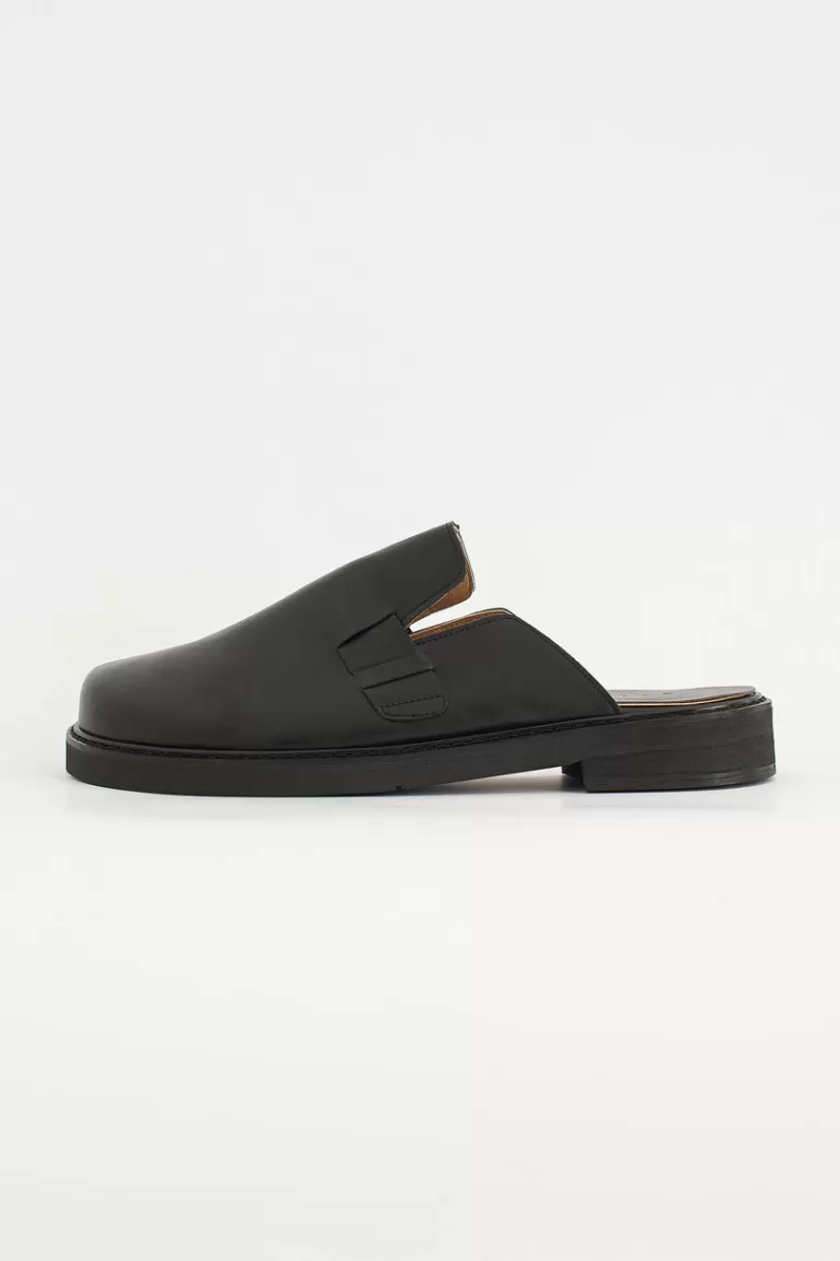 Men Olive Clothing Menswear | Deju Mules, Black