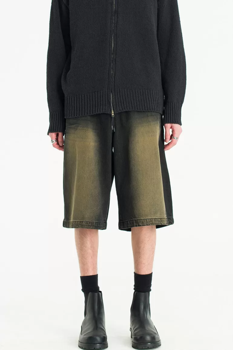 Men Olive Clothing Menswear | Desert Banding Shorts, Black