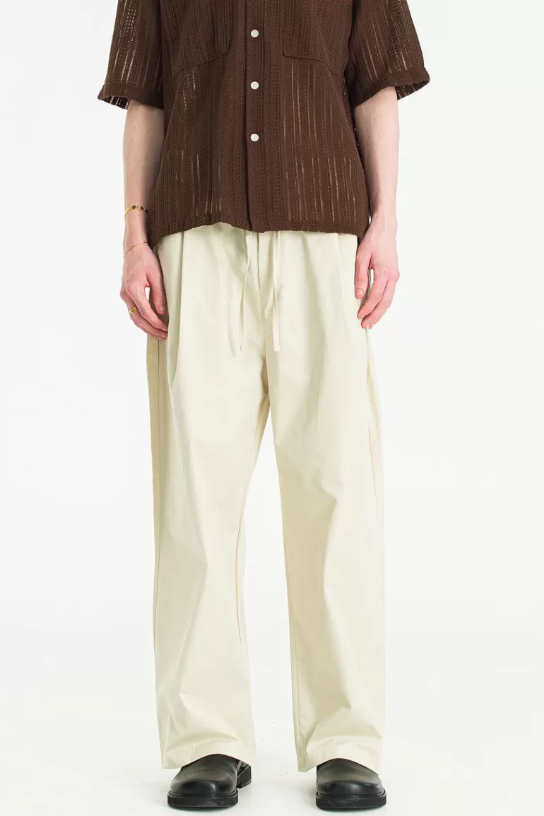 Men Olive Clothing Menswear | Everyday Drawstring Pants, Ivory