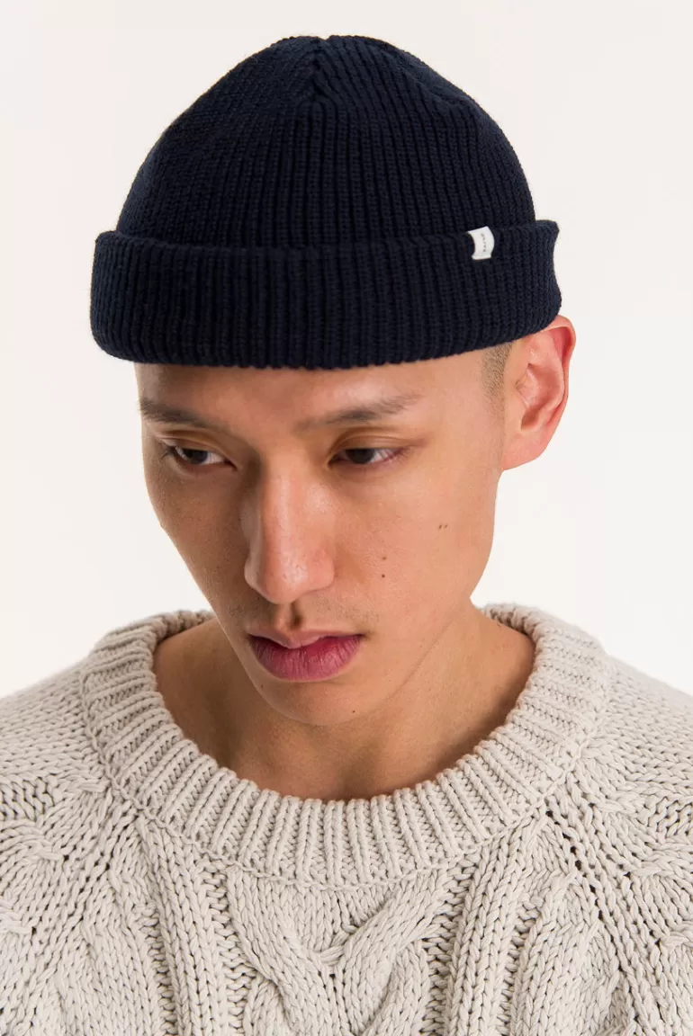 Men Olive Clothing Menswear | Fisherman Beanie, Navy