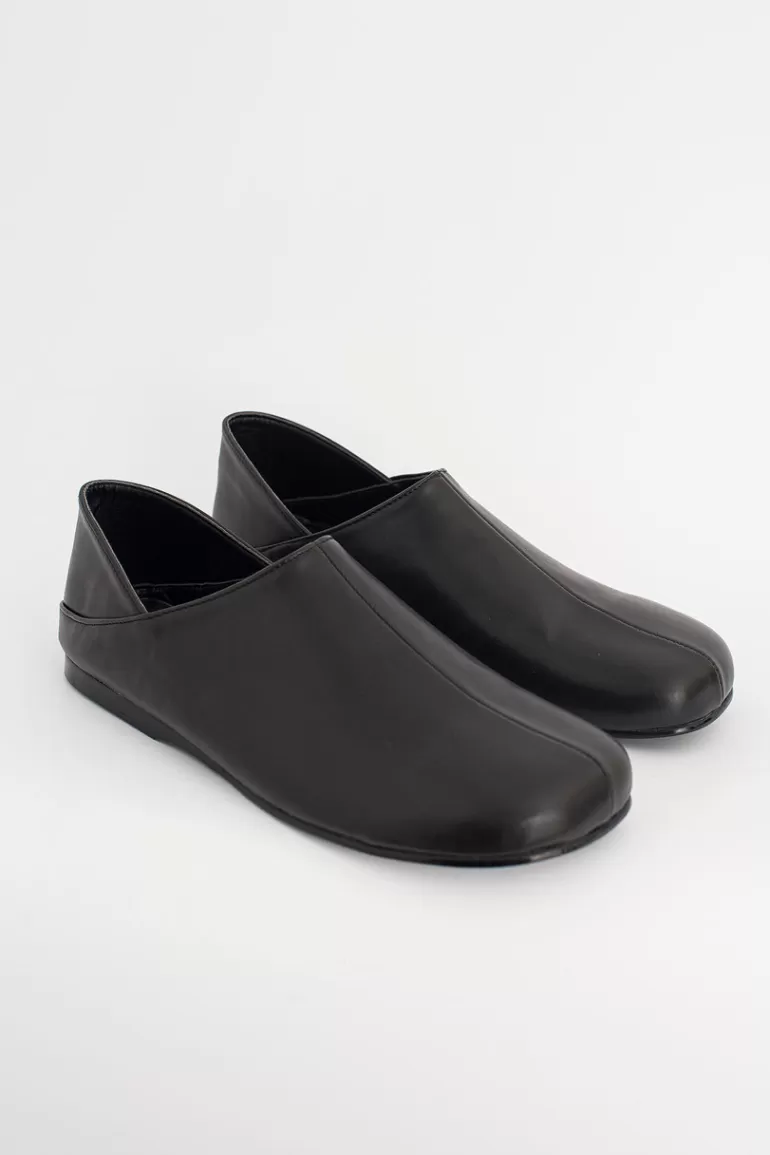 Men Olive Clothing Menswear | Henrik Slip-Ons, Black