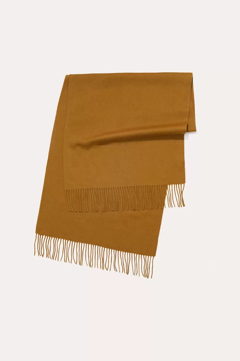 Men Olive Clothing Menswear | Large Wool Scarf, Mustard