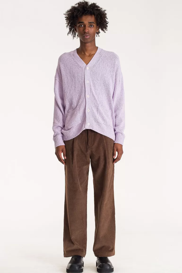 Men Olive Clothing Menswear | Loose Cardigan, Lilac