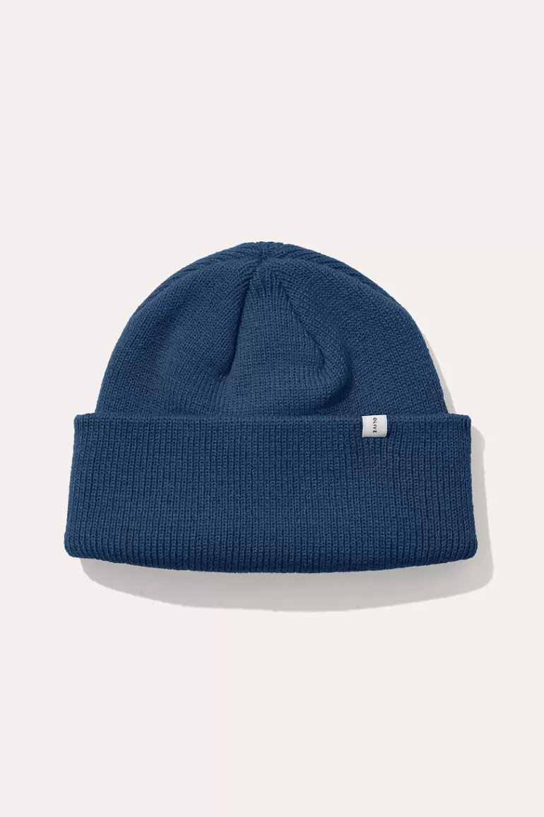 Men Olive Clothing Menswear | Simple Beanie, Royal Blue