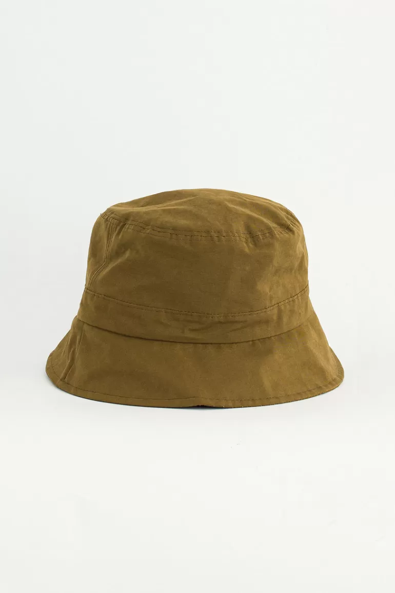 Men Olive Clothing Menswear | Soft-Touch Bucket Hat, Olive