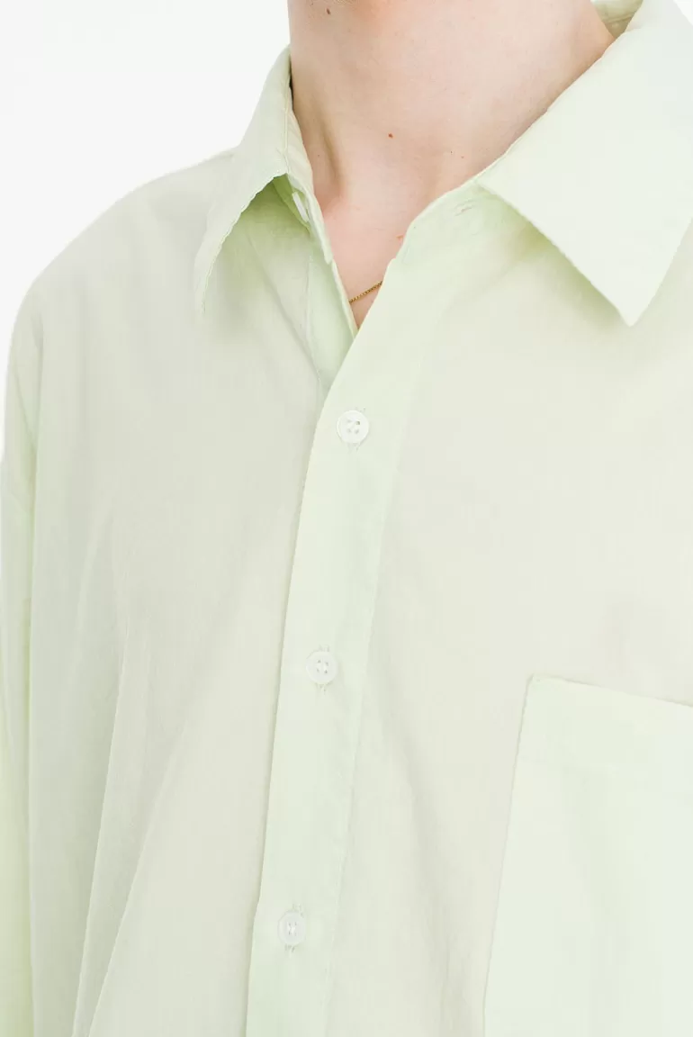 Men Olive Clothing Menswear | Soft-Touch Shirt, Mint