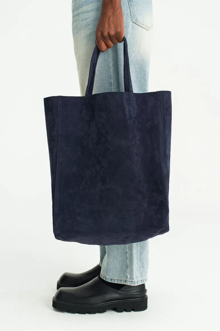 Men Olive Clothing Menswear | Suedette Shopper, Navy