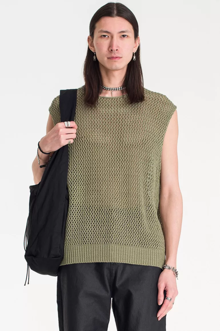 Men Olive Clothing Menswear | Zed Vest, Green
