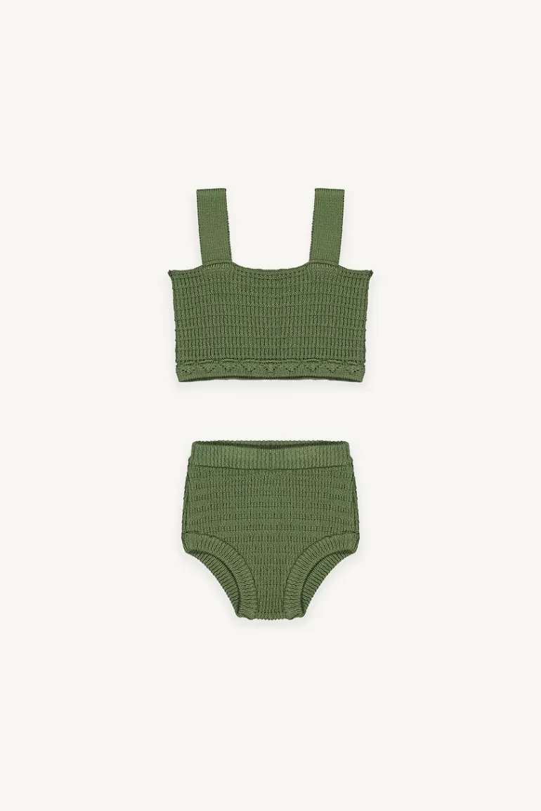 Kids Olive Clothing Mini Olive | Bikini Set, Khaki