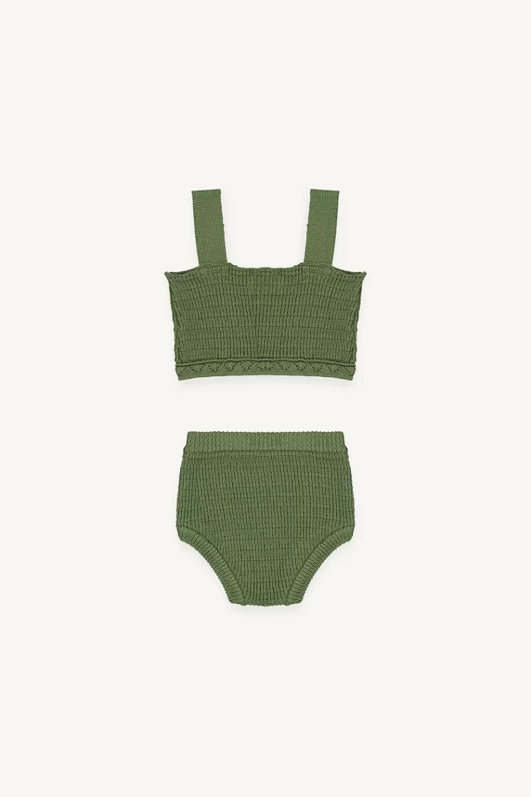 Kids Olive Clothing Mini Olive | Bikini Set, Khaki