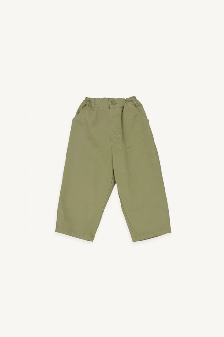 Kids Olive Clothing Mini Olive | Cotton Balloon Pants, Khaki