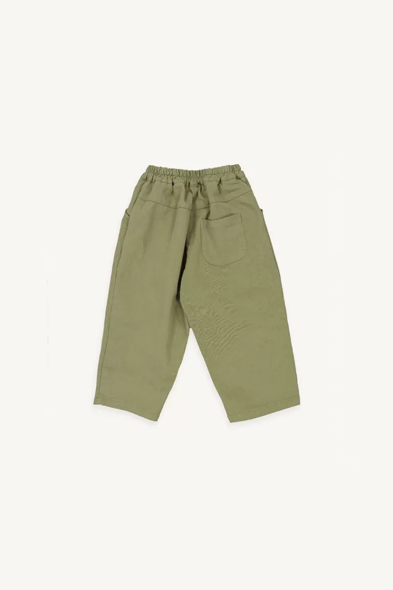 Kids Olive Clothing Mini Olive | Cotton Balloon Pants, Khaki