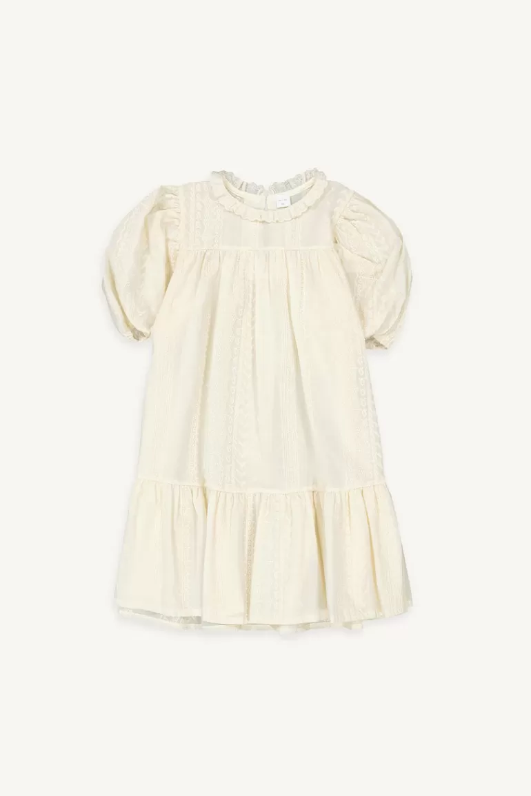 Kids Olive Clothing Mini Olive | Cotton Lace Dress, Ivory