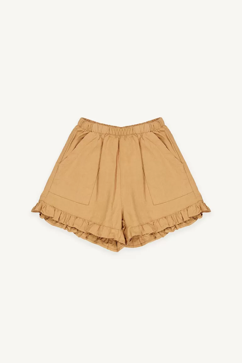 Kids Olive Clothing Mini Olive | Frill Mini Short, Brown