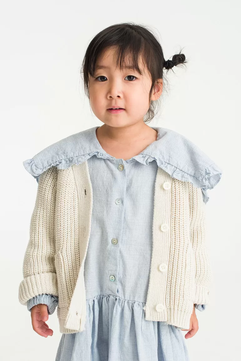 Kids Olive Clothing Mini Olive | Hachi Cardigan, Stone