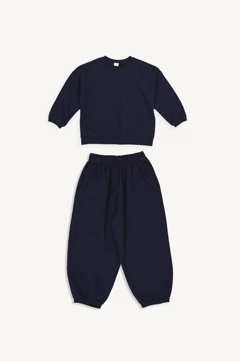 Kids Olive Clothing Mini Olive | Jogger Set, Navy